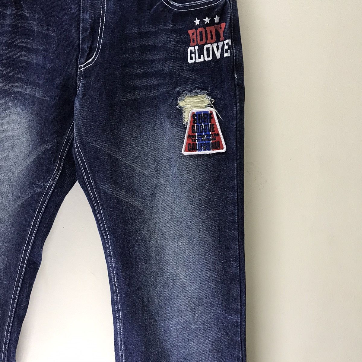 Body Glove Vintage Body Glove Distressed Denim Patch Rare Design Size US 32 / EU 48 - 8 Thumbnail