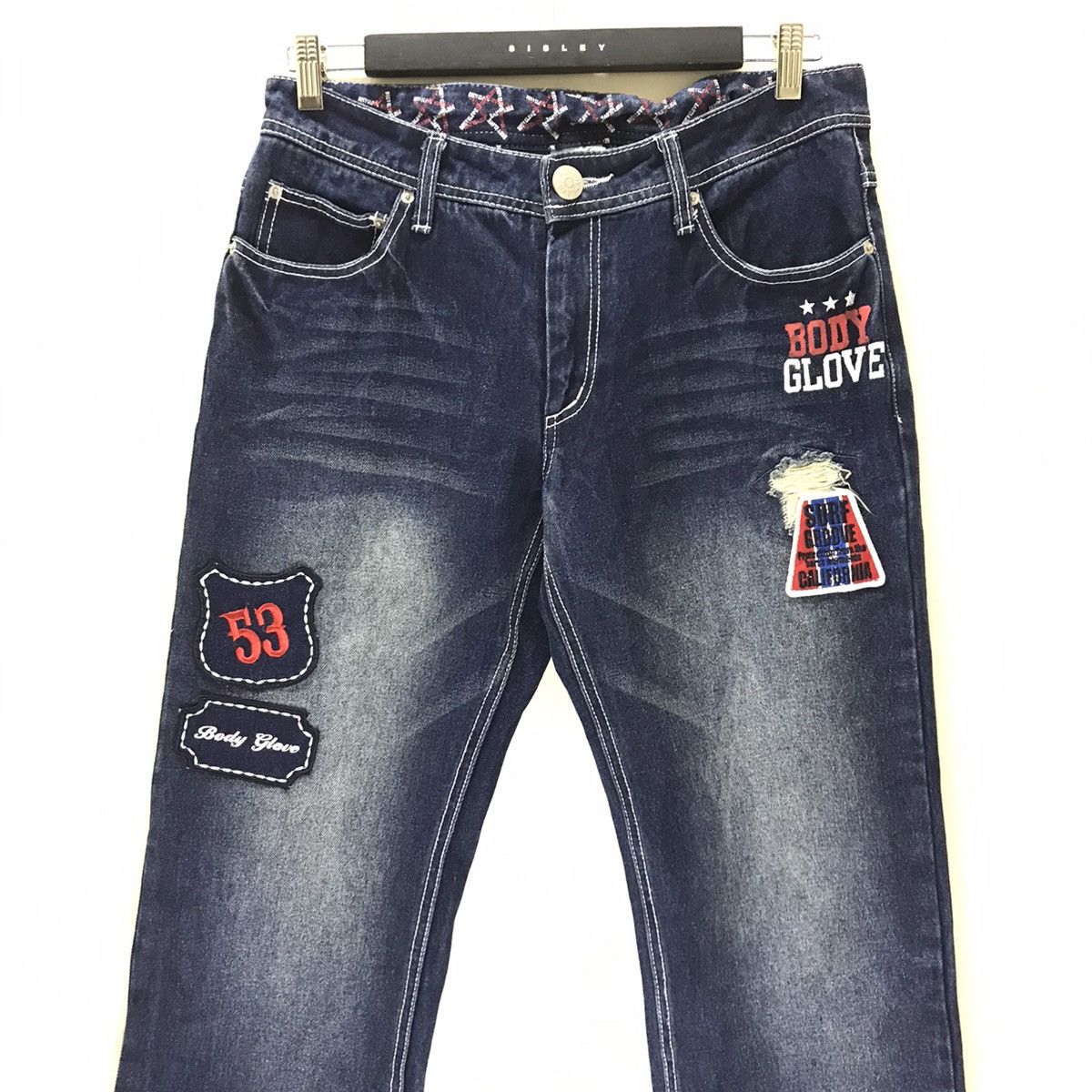 Body Glove Vintage Body Glove Distressed Denim Patch Rare Design Size US 32 / EU 48 - 5 Thumbnail