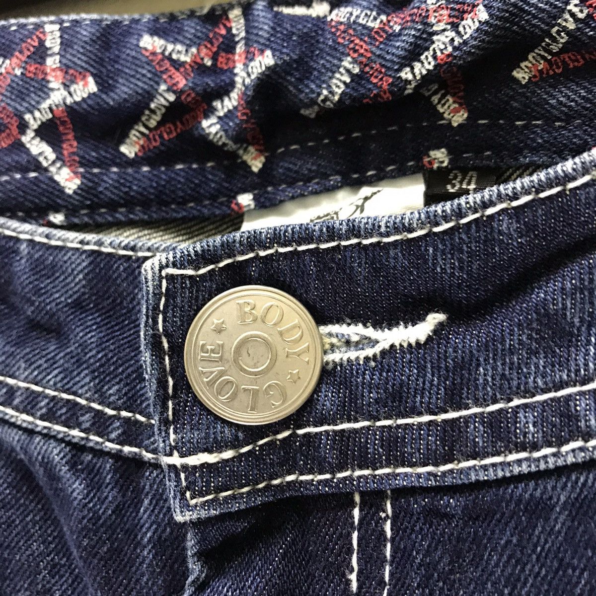 Body Glove Vintage Body Glove Distressed Denim Patch Rare Design Size US 32 / EU 48 - 6 Thumbnail