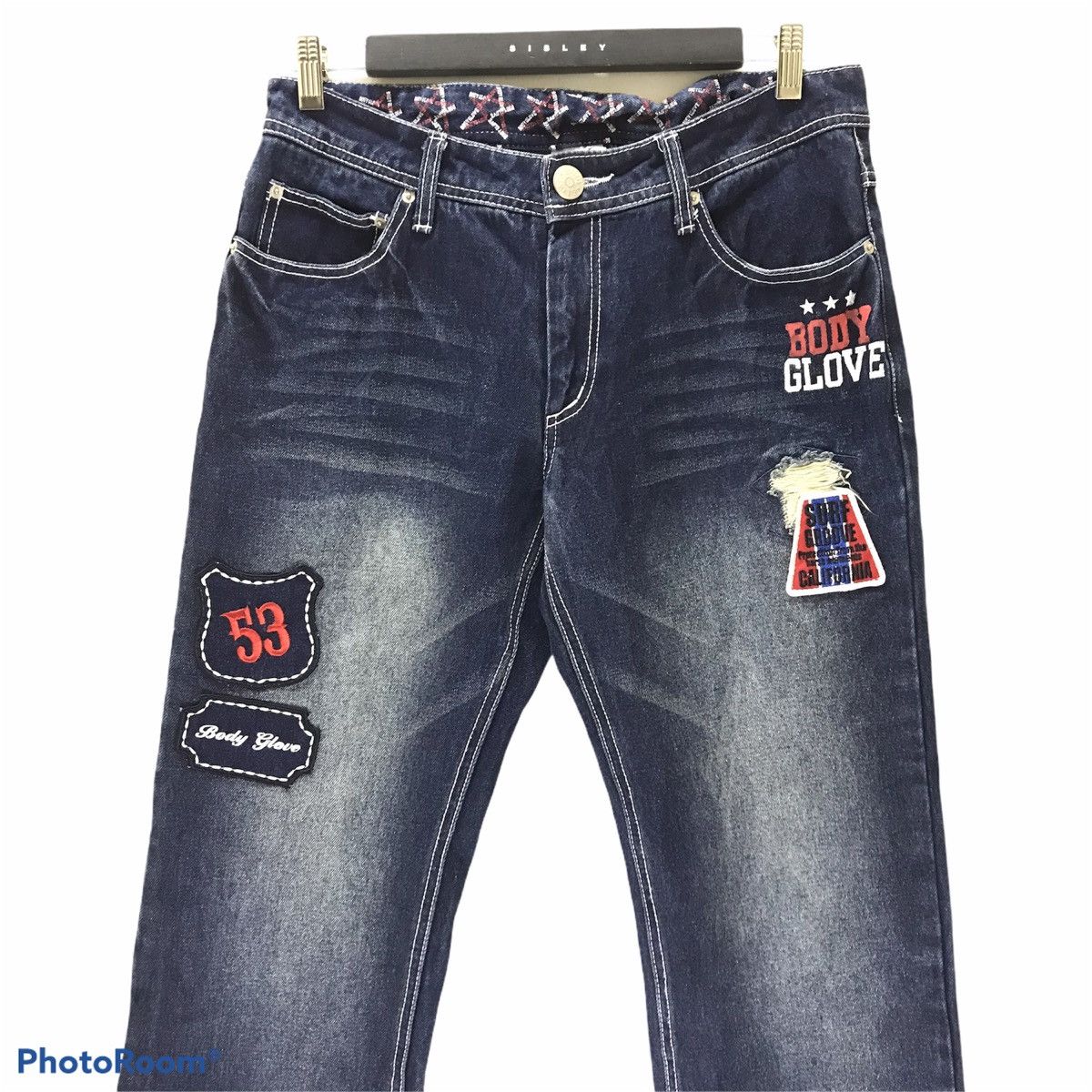 Body Glove Vintage Body Glove Distressed Denim Patch Rare Design Size US 32 / EU 48 - 1 Thumbnail