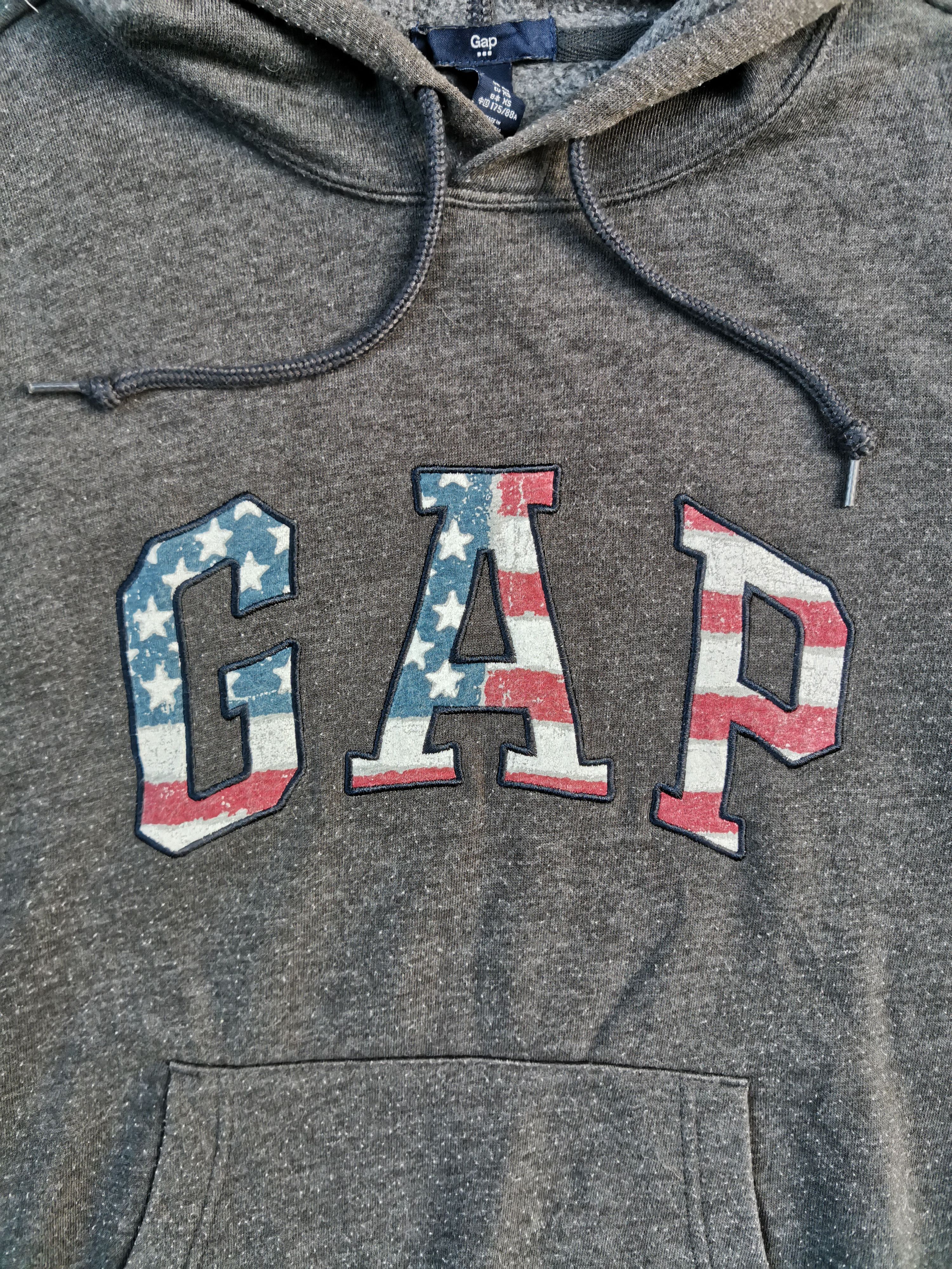 Gap Rare!!! GAP Big Logo Hoodie Sweatshirt Size US XS / EU 42 / 0 - 5 Thumbnail
