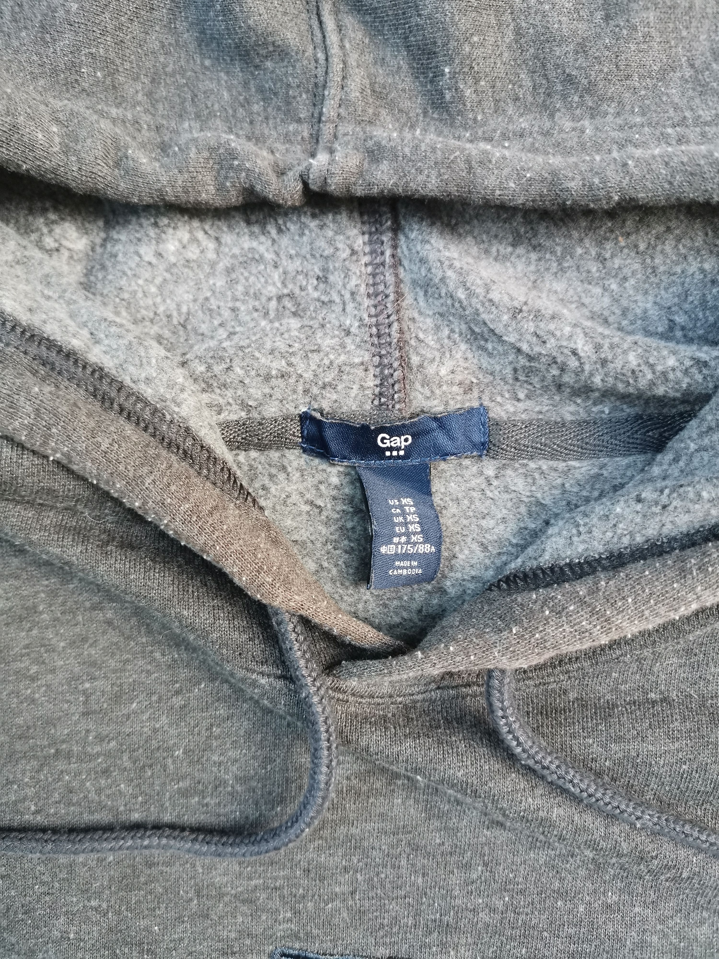 Gap Rare!!! GAP Big Logo Hoodie Sweatshirt Size US XS / EU 42 / 0 - 4 Thumbnail