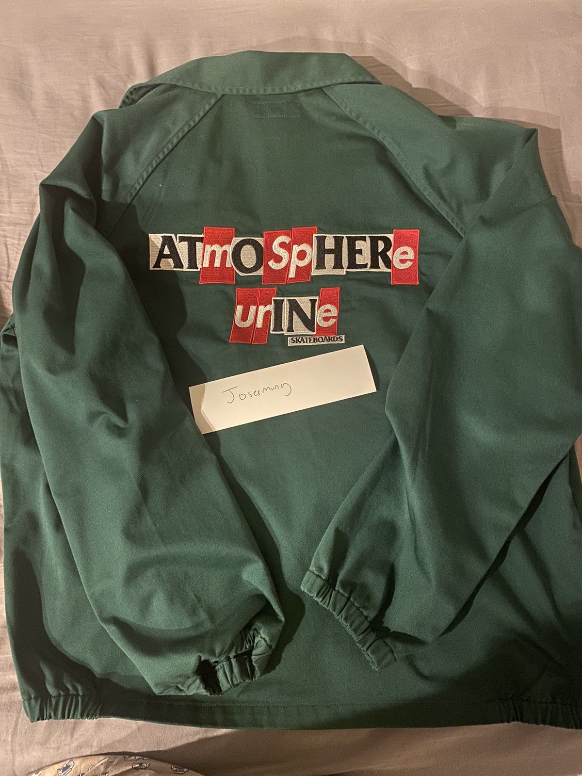 Supreme Supreme Anti-Hero Snap Front Twill Jacket | Grailed