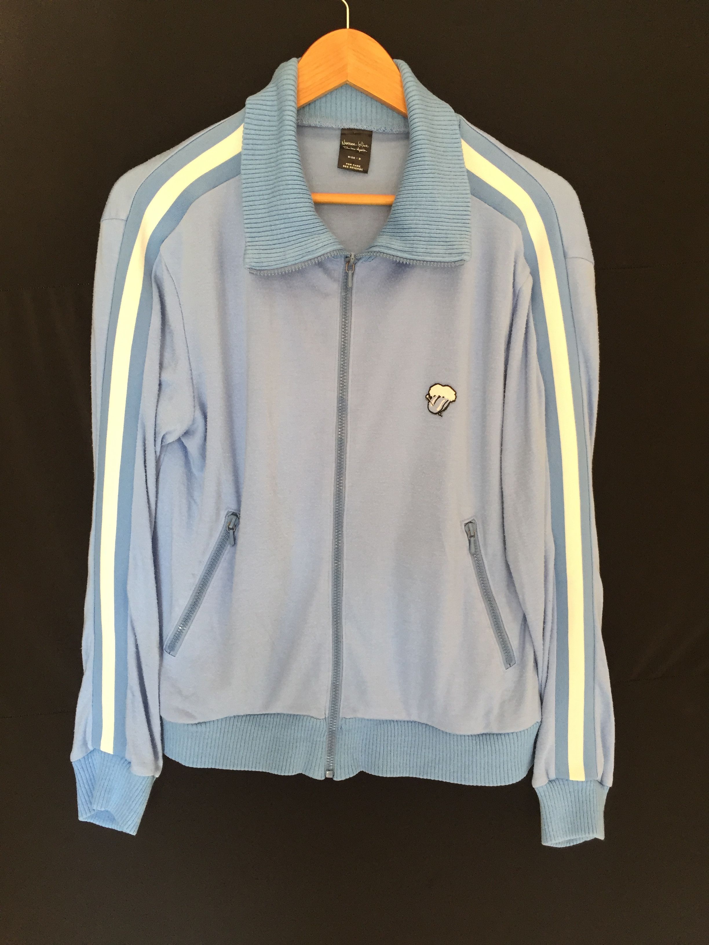 Number (N)ine 2003 “Touch Me I'm Sick” Rolling Stones Track Jacket Size US M / EU 48-50 / 2 - 2 Thumbnail