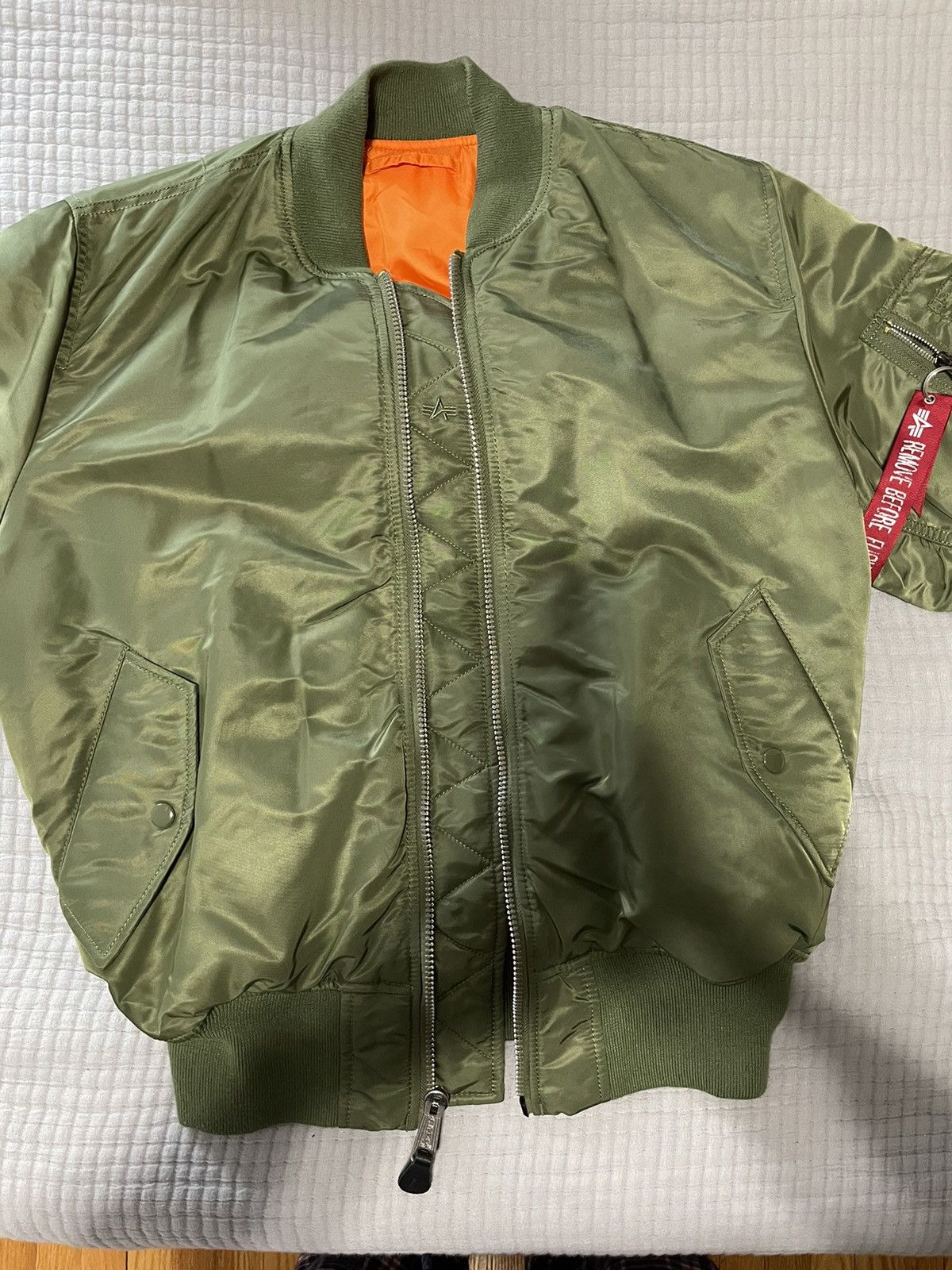 Alpha Industries Alpha Industries Green Bomber Jacket | Grailed