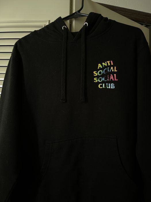 Anti Social Social Club, Shirts, Faze Clan X Anti Social Social Club Hoodie  Sweatshirt Medium Black Pink Glitter