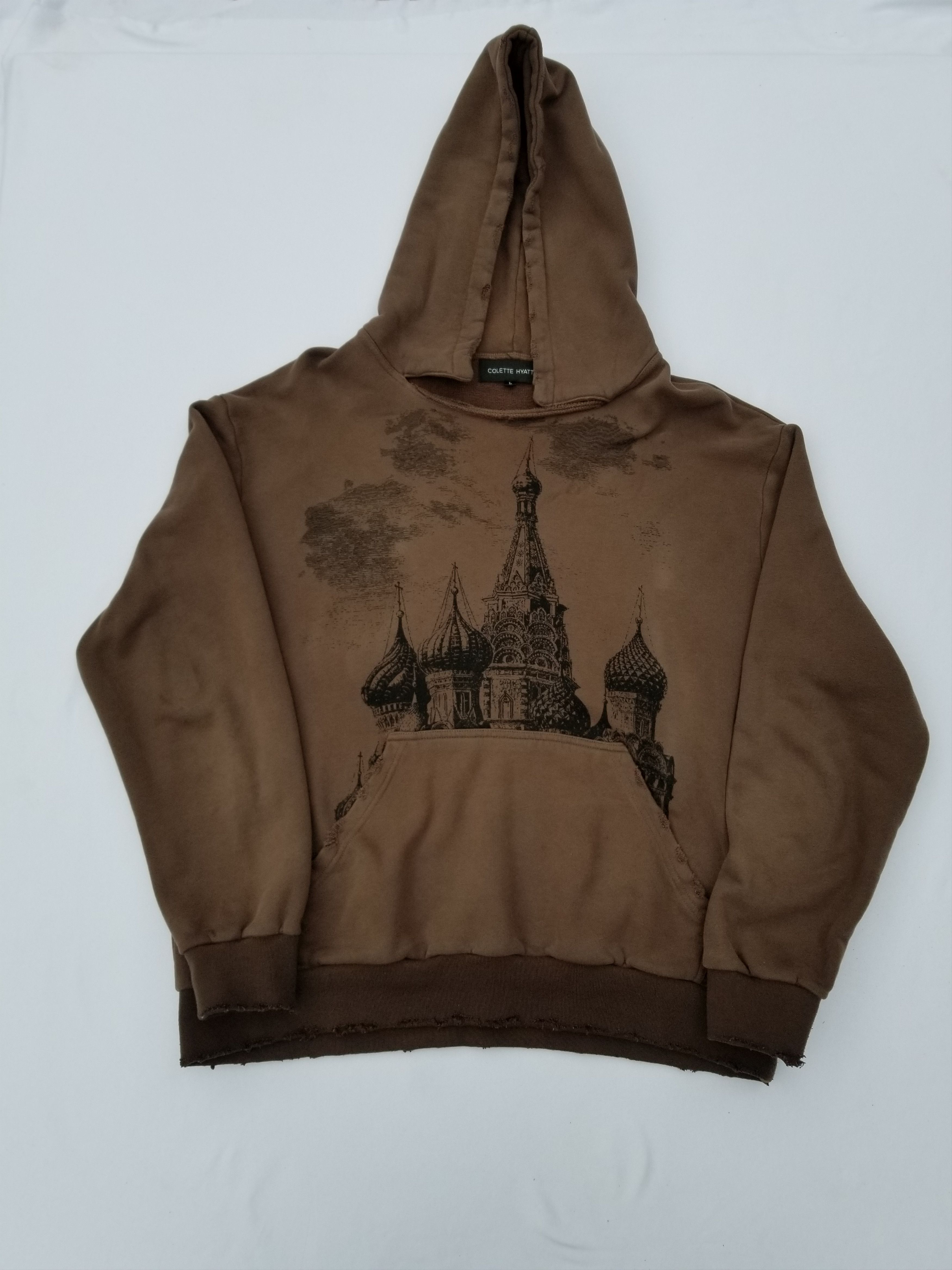 Pre-owned Colette Hyatt Cathedral Hoodie In Brown