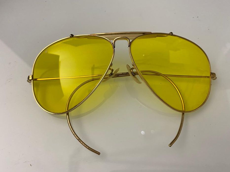 RayBan 1940 bausch and lomb rayban yellow lenses shooting glasses