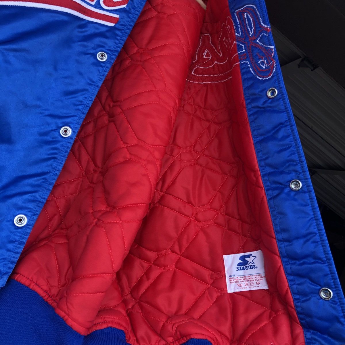 MLB Vintage 80s Diamond Collection Texas Ranger Satin Starter Size US XL / EU 56 / 4 - 7 Thumbnail