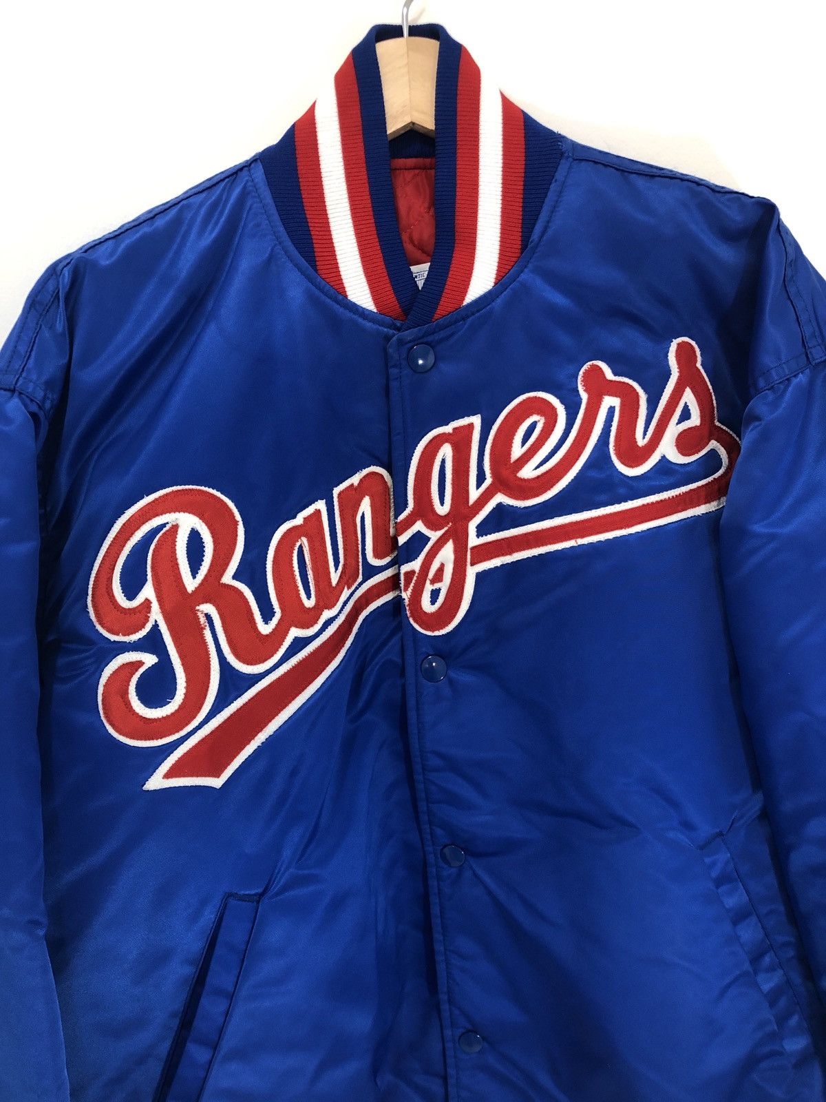 MLB Vintage 80s Diamond Collection Texas Ranger Satin Starter Size US XL / EU 56 / 4 - 3 Thumbnail