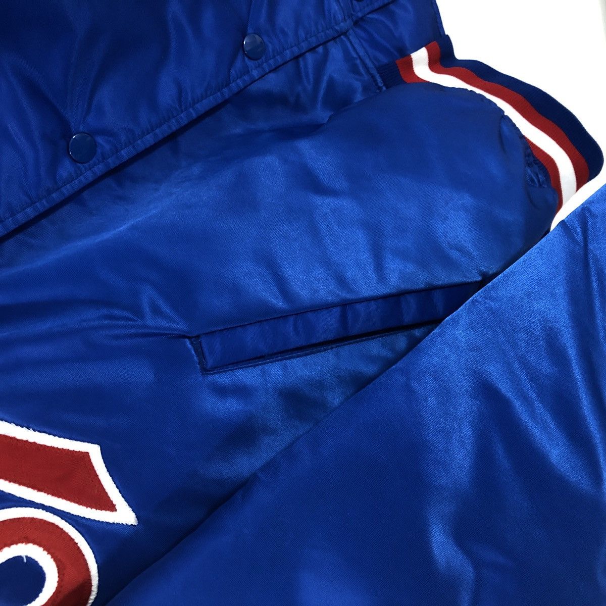 MLB Vintage 80s Diamond Collection Texas Ranger Satin Starter Size US XL / EU 56 / 4 - 4 Thumbnail