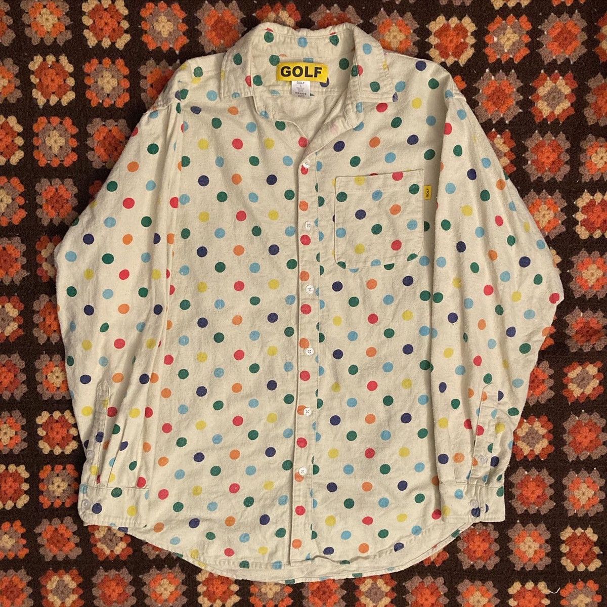 Golf Wang Golf Wang Polka Dot Button Up | Grailed