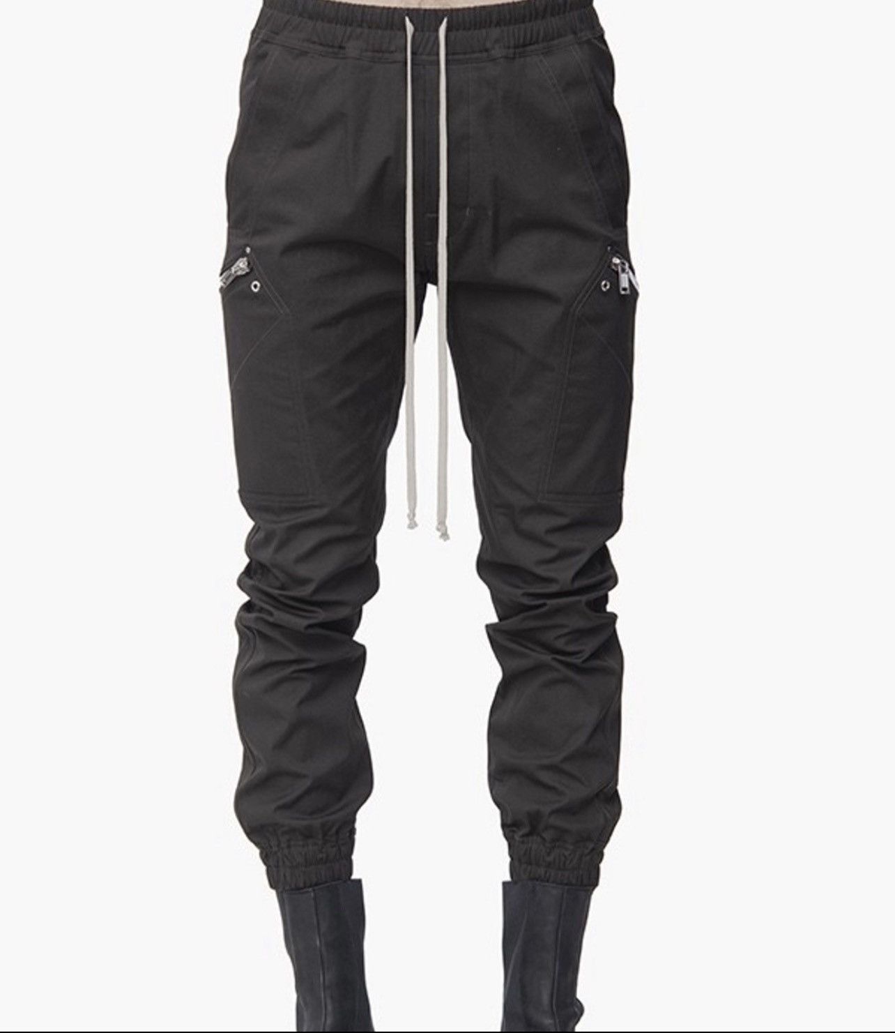 Rick Owens FW20 Performa Cargo Jogger Pants Black | Grailed