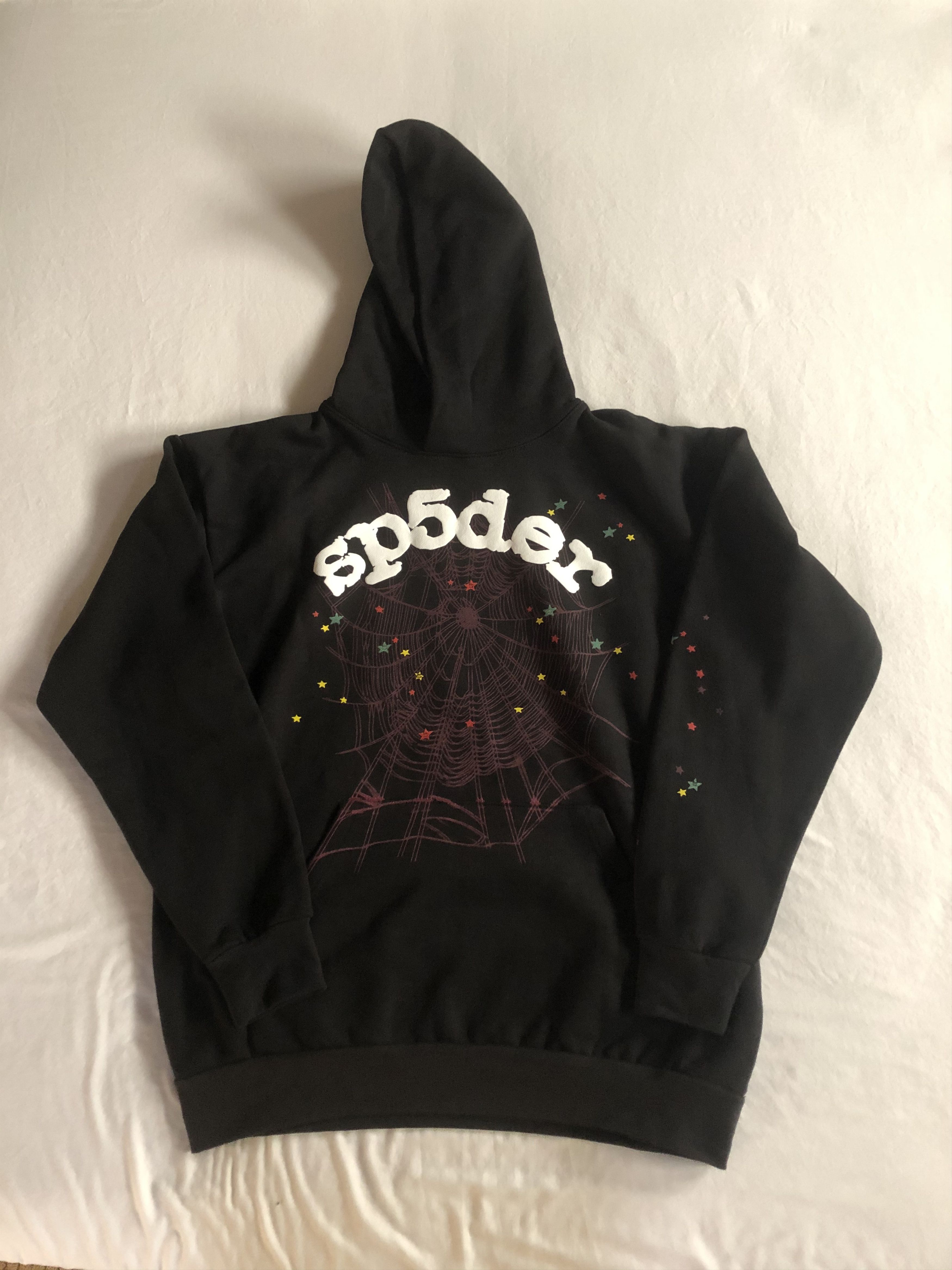 NEW Spider Worldwide × Young Thug Sp5der Black Hoodie Sz S-XL 100%  AUTHENTIC 