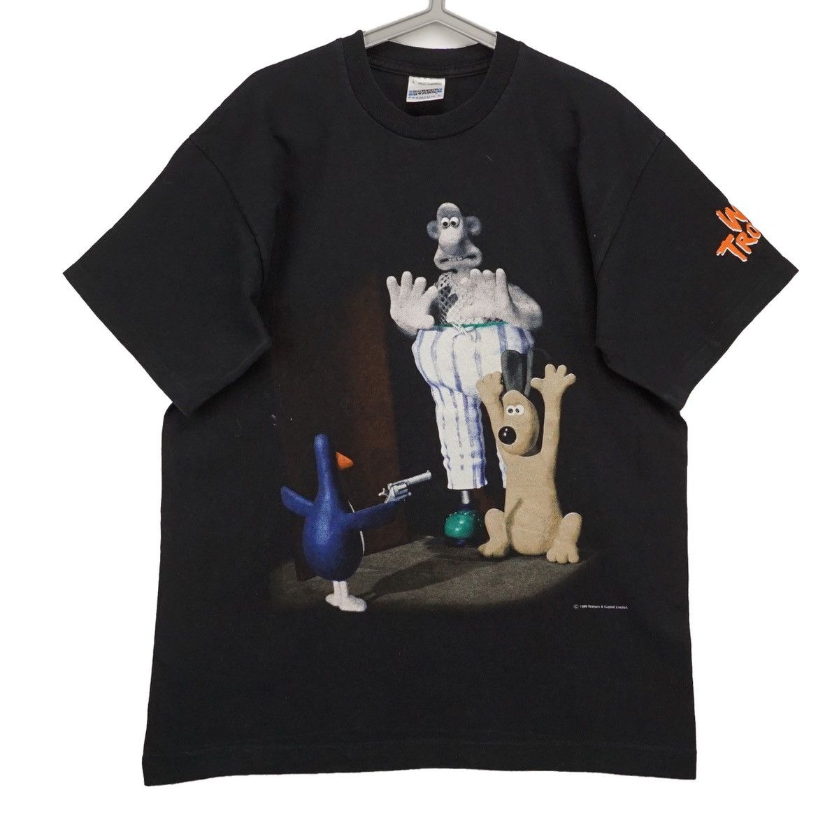 Movie × Screen Stars × Vintage Rare Vintage 1989 Wallace and Gromit T-shirt  | Grailed