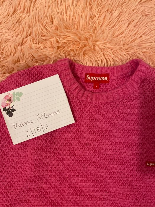 Supreme Supreme Textured Small Box Sweater | Grailed