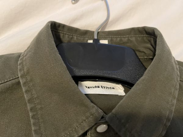 Taylor Stitch The glacier shirt in olive twill | Grailed