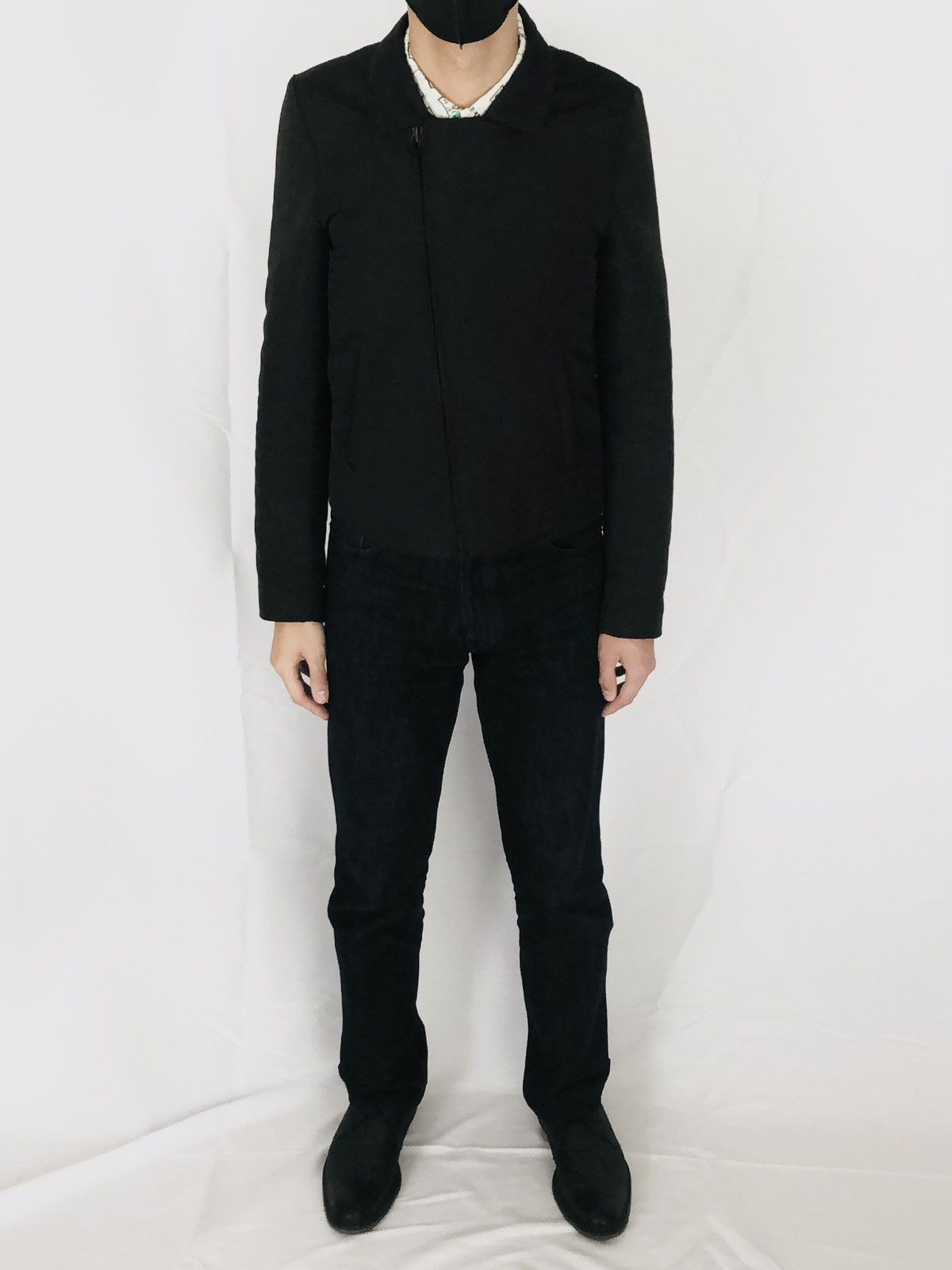 Lad Musician - black puffer biker jacket EU 44 (XS - S fit)