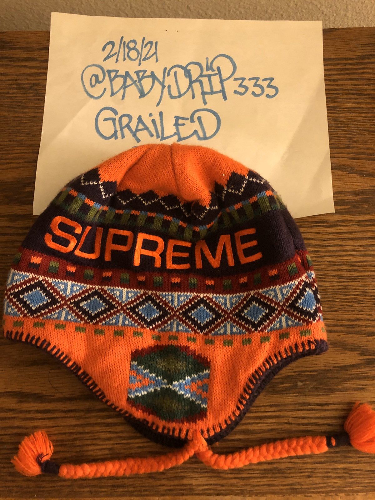 Earflap Nepali SUPREME ニット キャップ Beanie