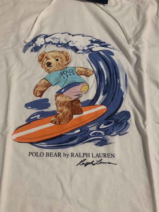 Polo bear surfing cheap hoodie