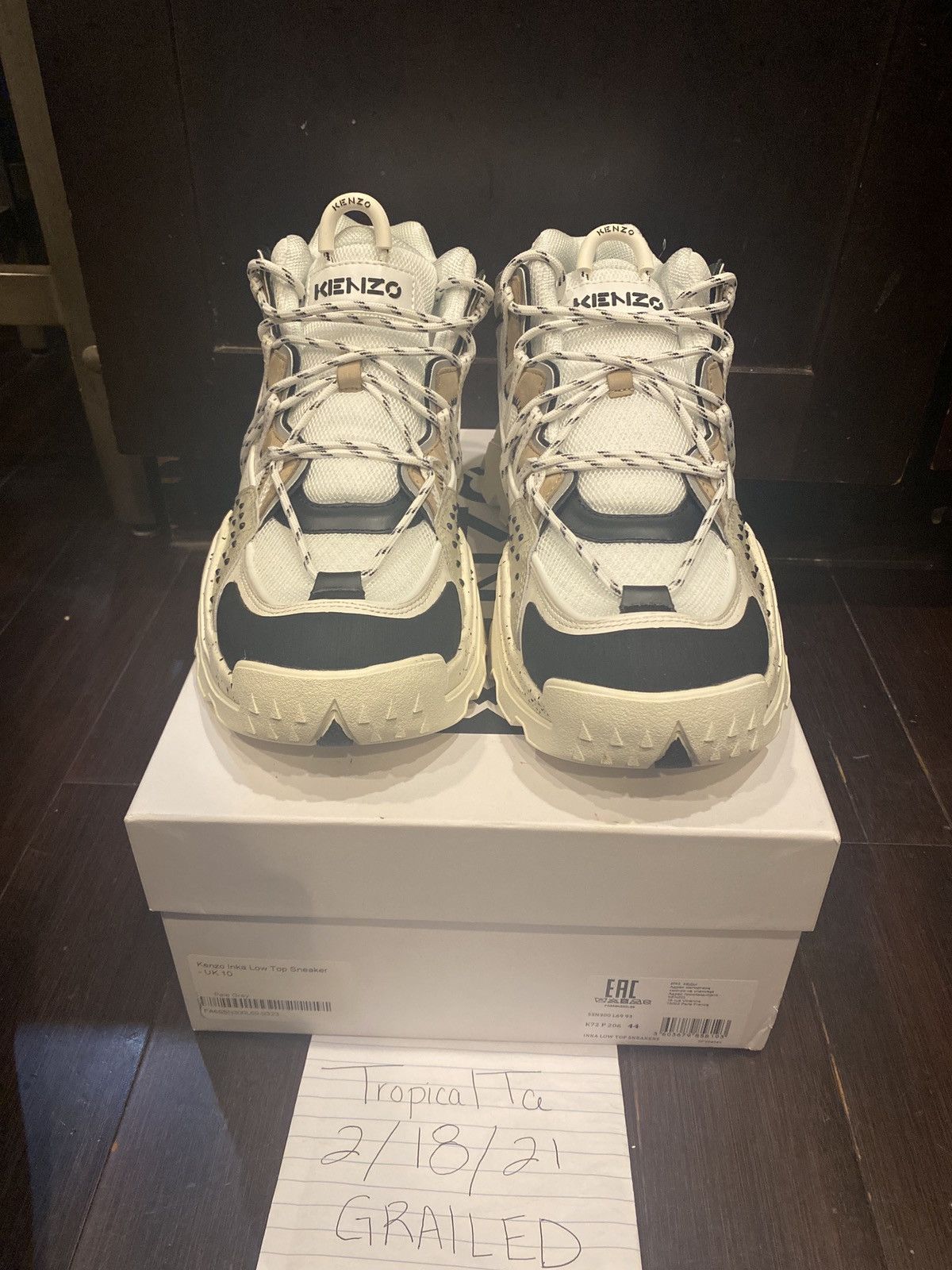 Kenzo Inka Low Top Sneakers | Grailed