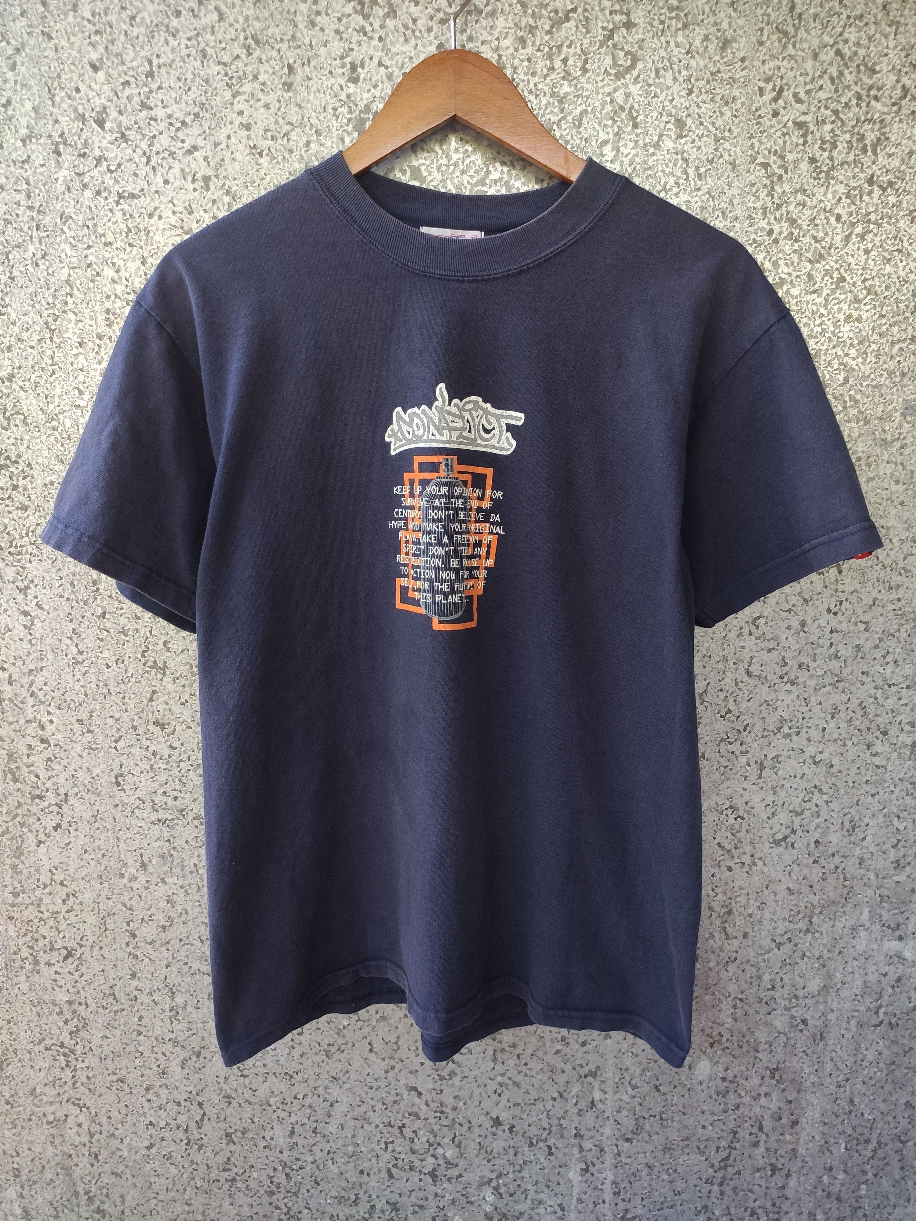 Japanese Brand 🔥 Conflict t shirt street wear Size US M / EU 48-50 / 2 - 1 Thumbnail