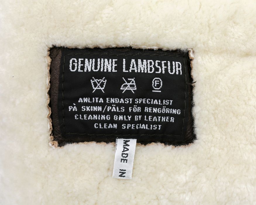 Vintage Hollies Shearling Sheepskin Leather Sherpa lined Coat | Grailed