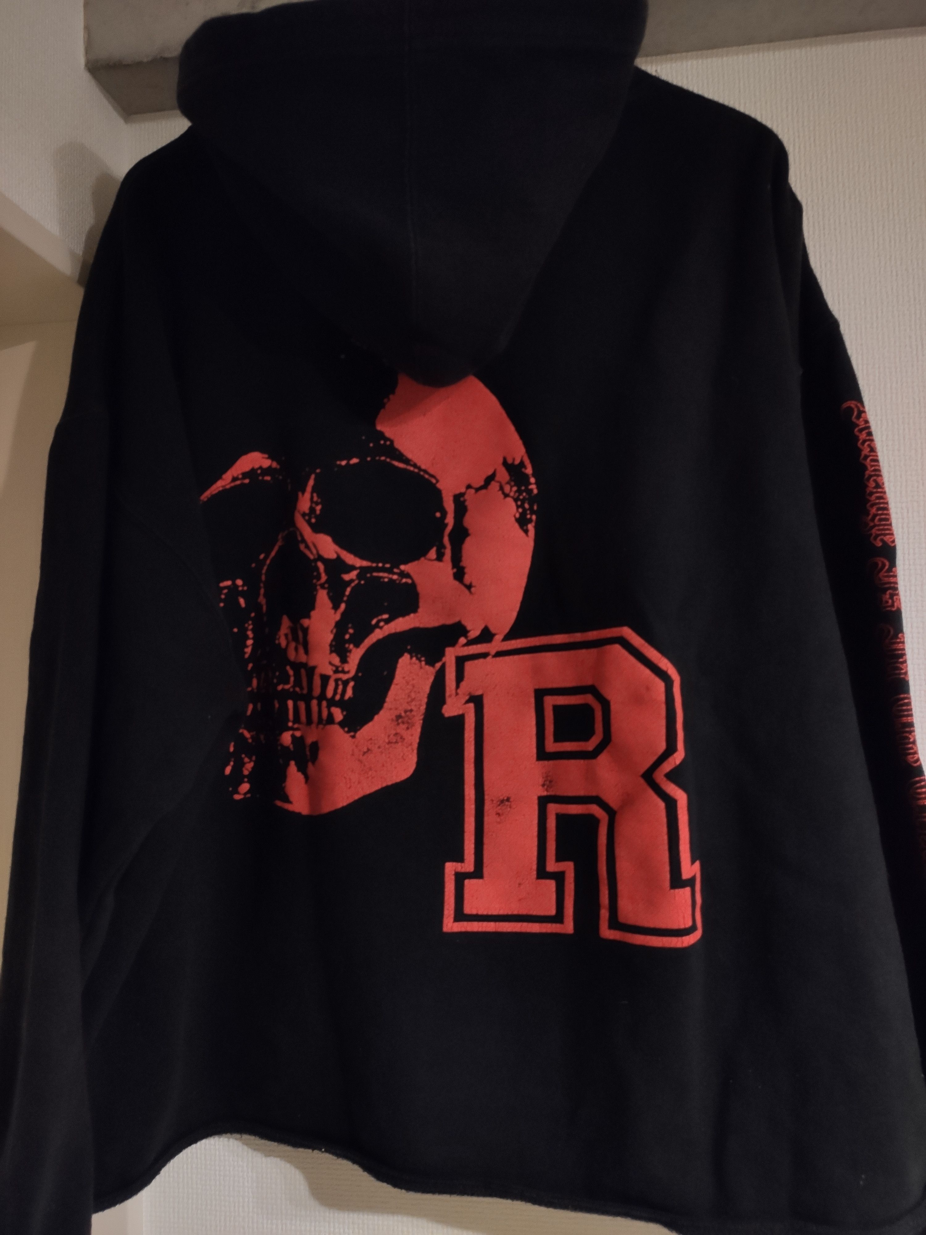 Revenge Revenge “Archive” Hoodie Black/Red Size US XL / EU 56 / 4 - 2 Thumbnail