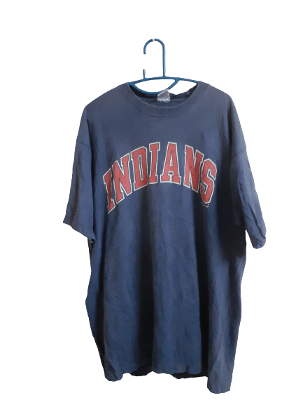 MLB × Salem Sportswear × Vintage Vintage 1996 Cleveland Indians T Shirt Size US L / EU 52-54 / 3 - 1 Thumbnail