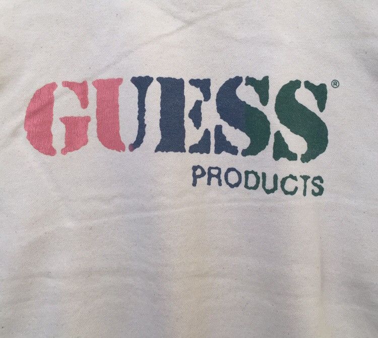 Georges Marciano Vintage 90s Guess George Marciano Big Logo Sweatshirt | XXS Size US XXS / EU 40 - 3 Thumbnail