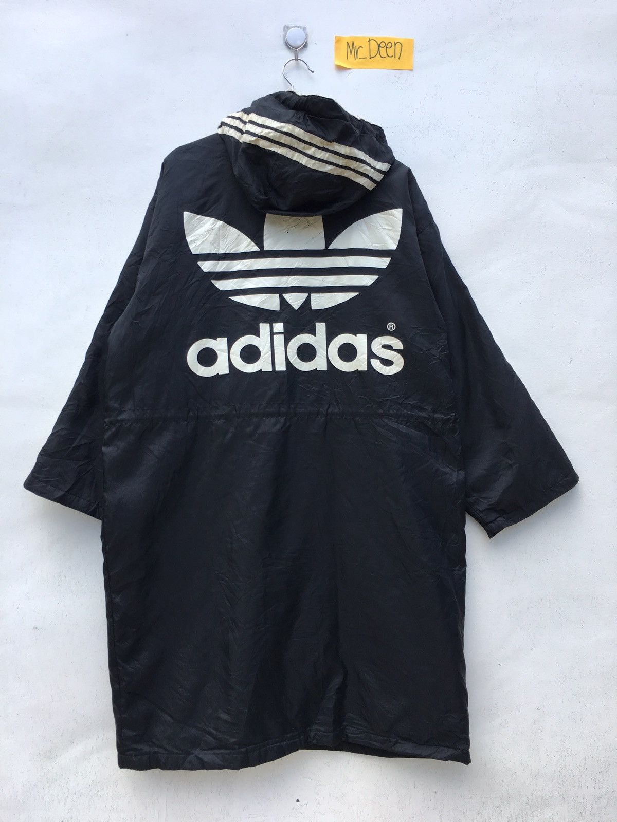 Adidas Vintage Adidas 3 Line Biglogo Puffed Hoodie Size US XL / EU 56 / 4 - 1 Thumbnail
