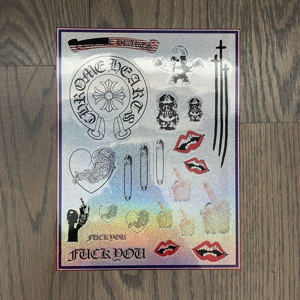 Chrome Hearts Chrome Hearts Stickers Grailed