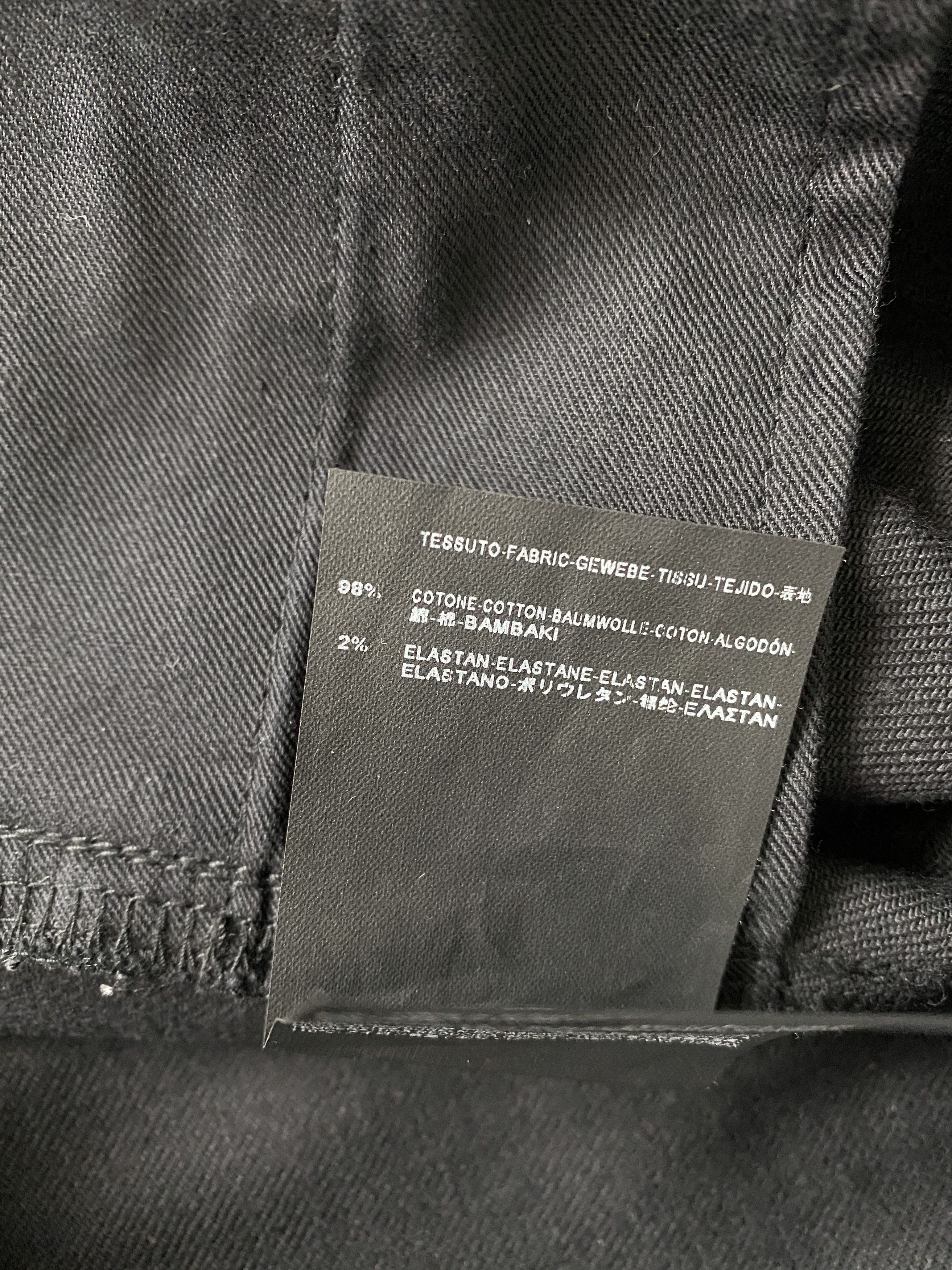 Hedi Slimane × Saint Laurent Paris 2015 D02 in Black Denim Size US 31 - 5 Thumbnail