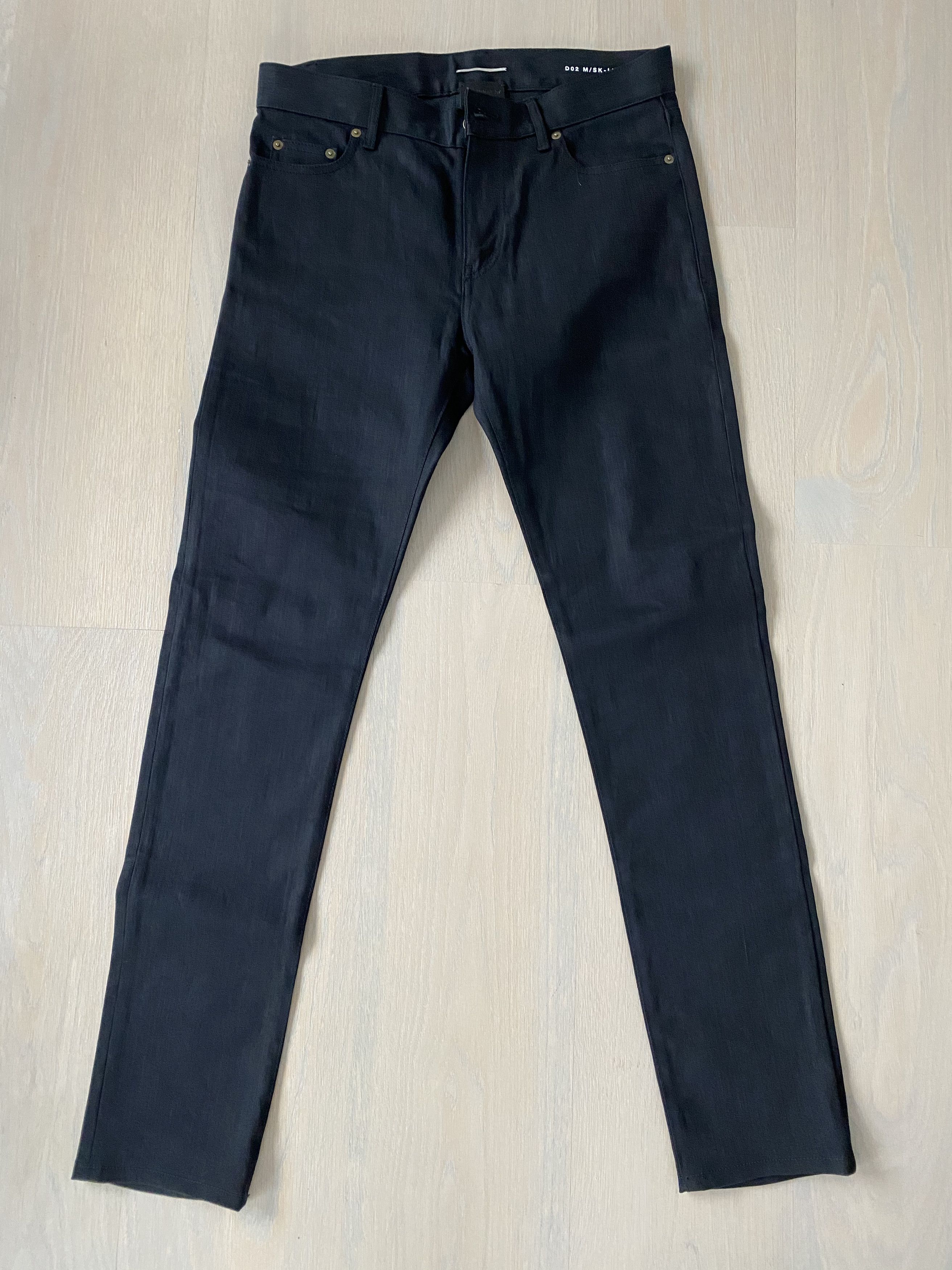 Hedi Slimane × Saint Laurent Paris 2015 D02 in Black Denim Size US 31 - 1 Thumbnail