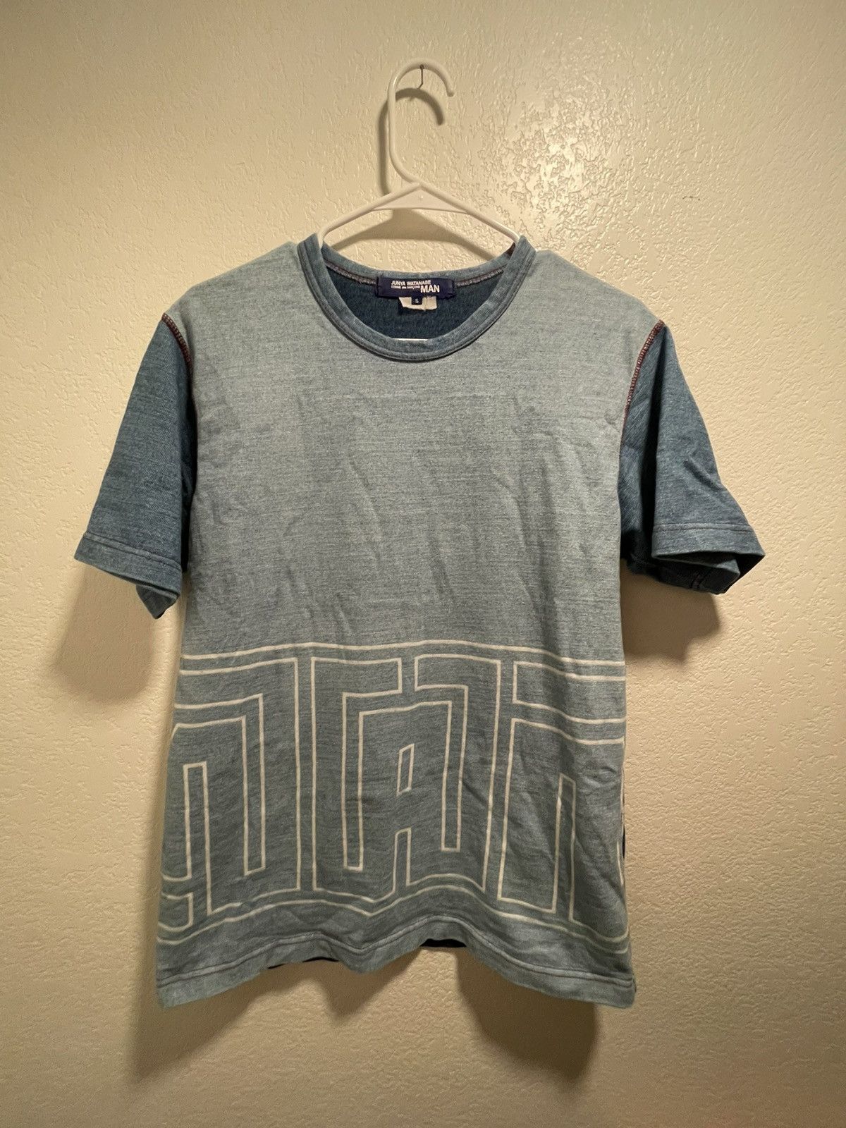 Comme Des Garcons x Junya Watanabe color block shirt