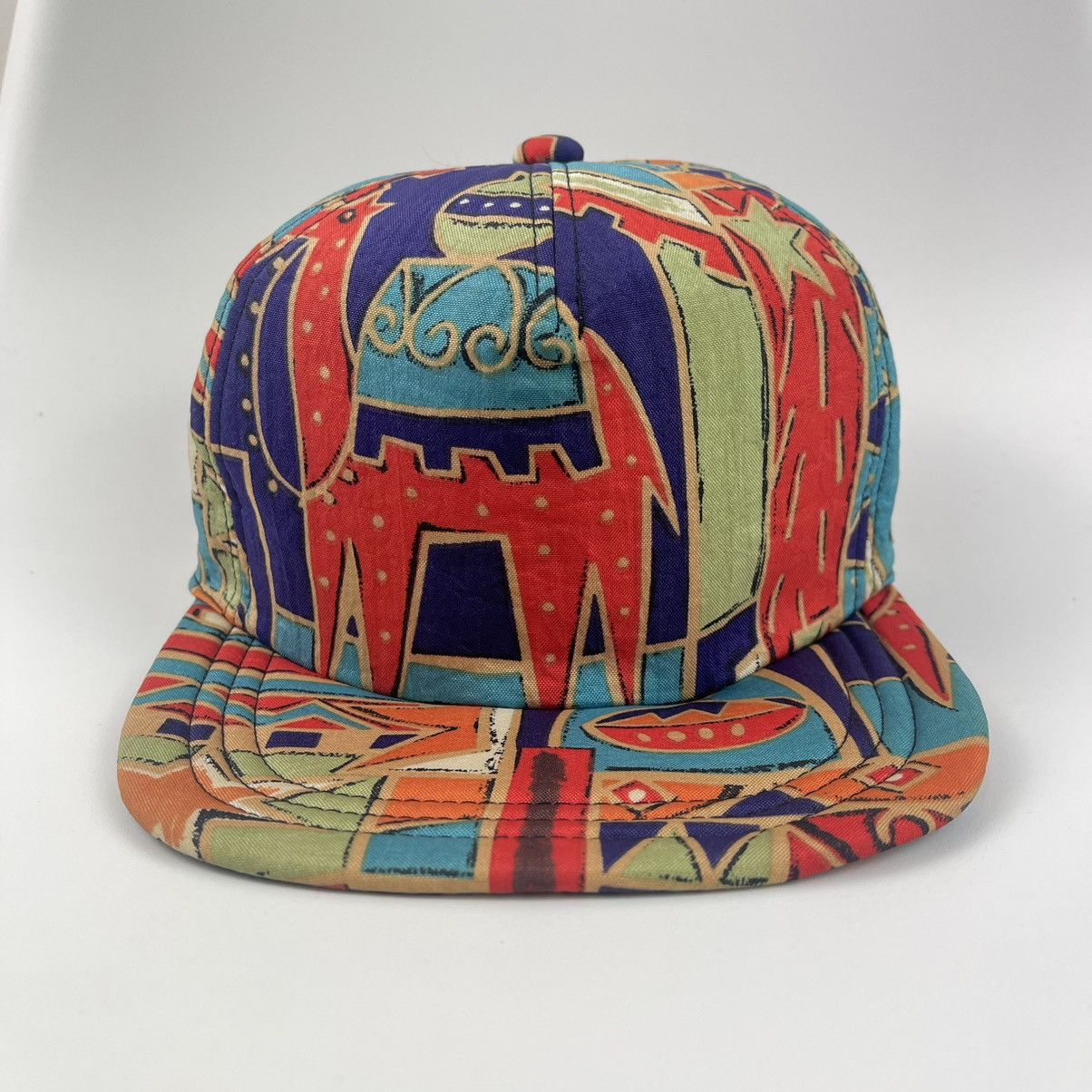 Japanese Brand VINTAGE FULL PRINT BRISKAIR HAT JAPAN Size ONE SIZE - 3 Thumbnail