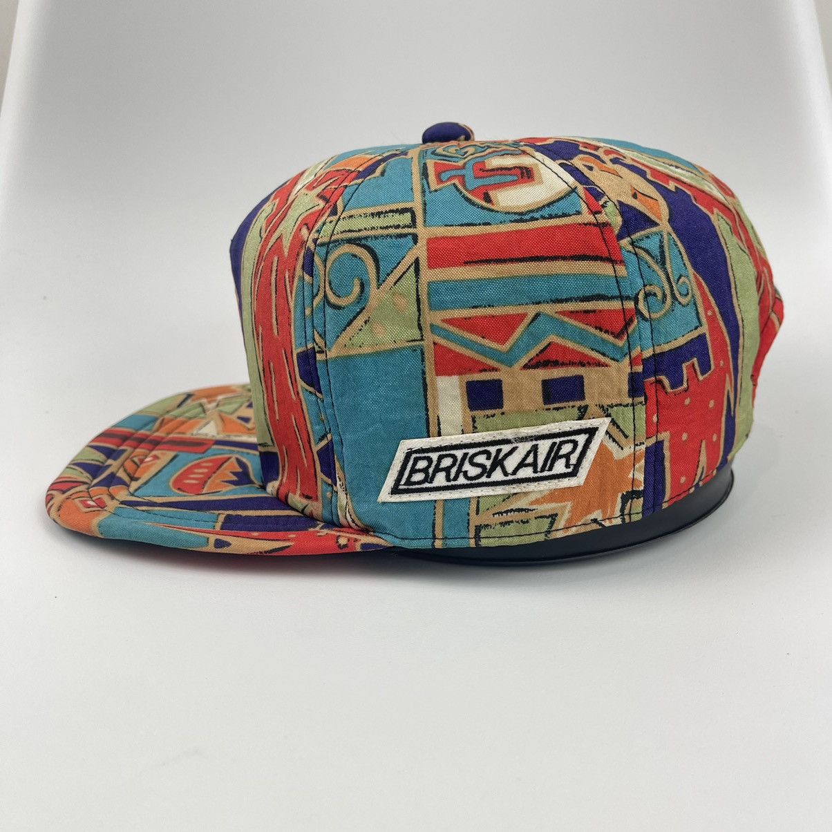 Japanese Brand VINTAGE FULL PRINT BRISKAIR HAT JAPAN Size ONE SIZE - 2 Thumbnail