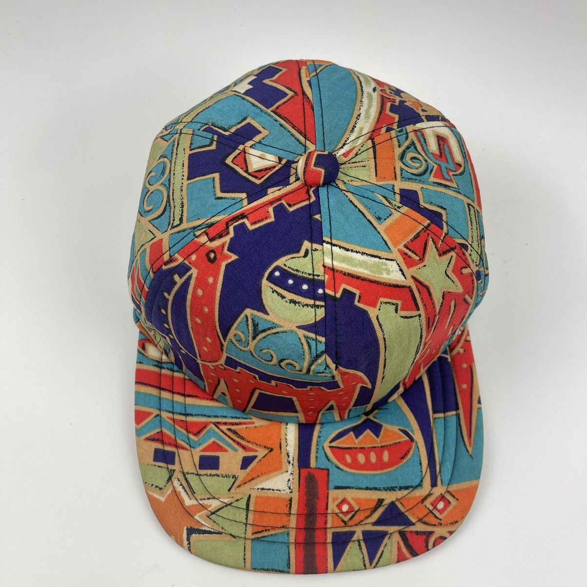 Japanese Brand VINTAGE FULL PRINT BRISKAIR HAT JAPAN Size ONE SIZE - 6 Thumbnail