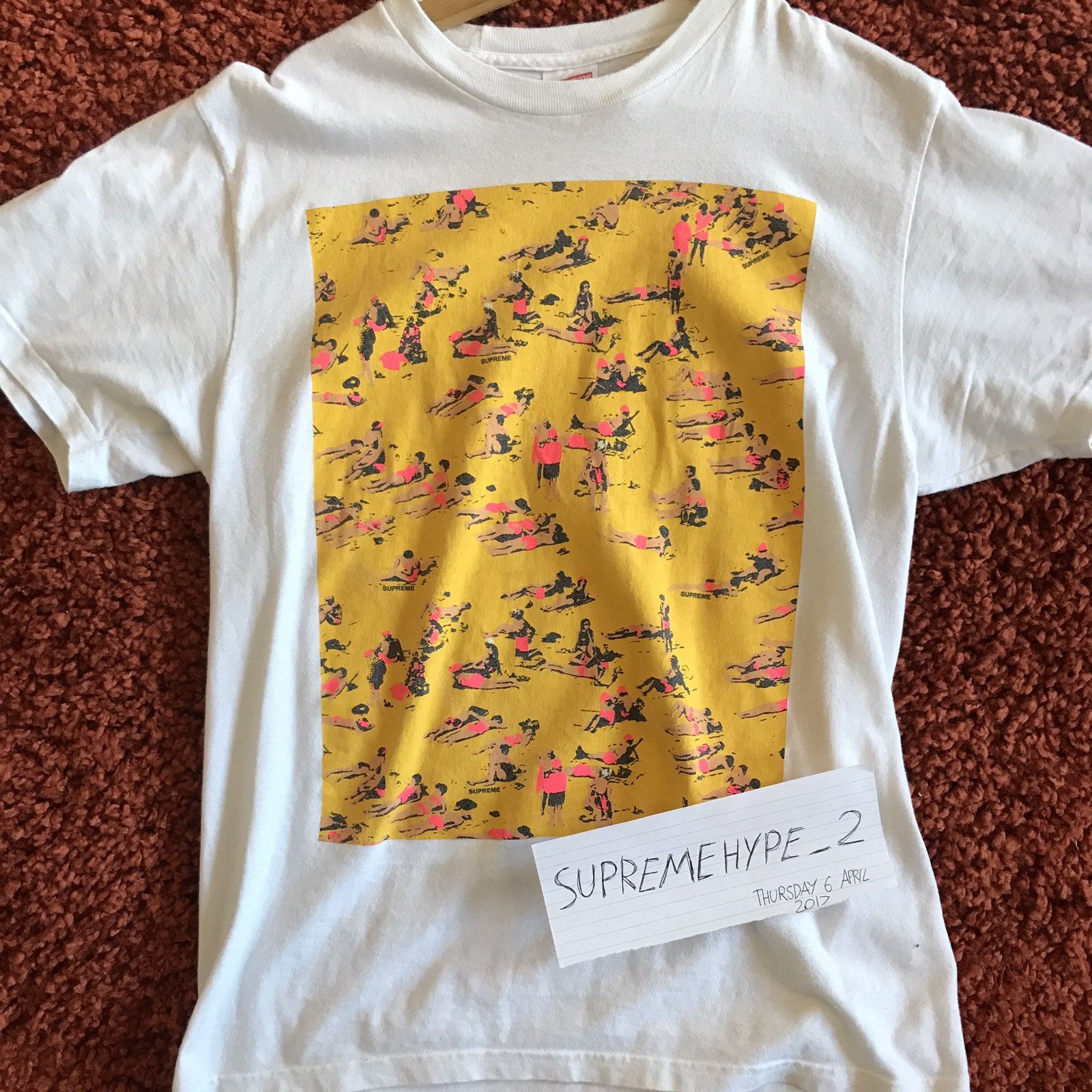 Supreme beach tee clearance