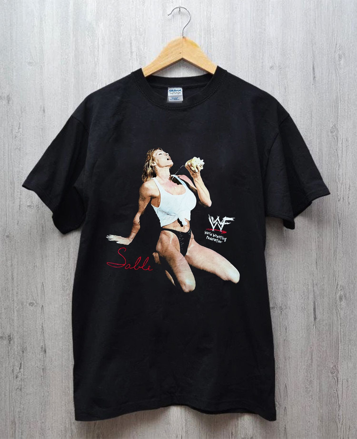 Wwf Vintage 1998 Sable Rena Mero wwf wwe Divas Sable T-Shirt2 | Grailed