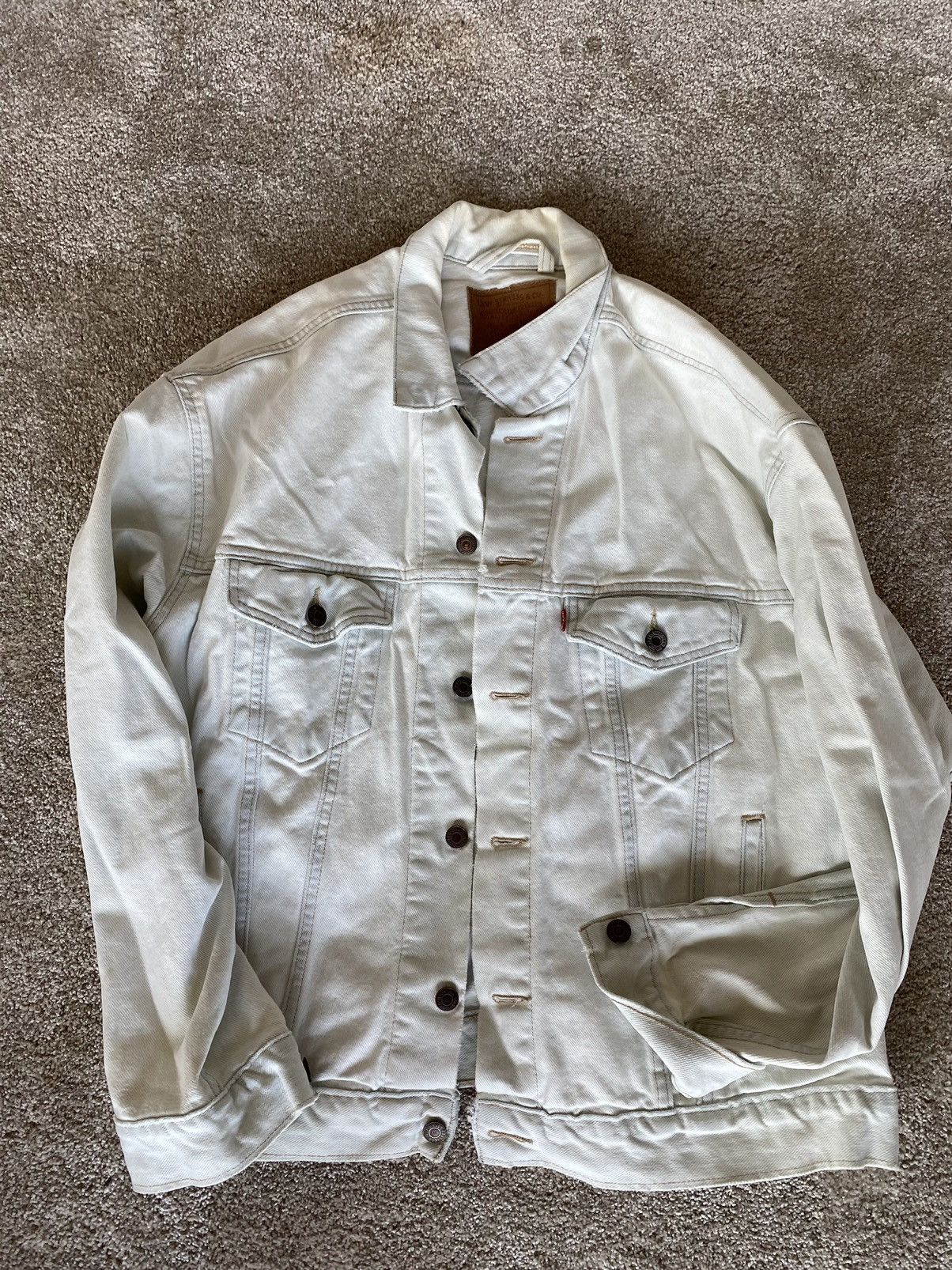 Kanye West The Life Of Pablo Denim Jacket Grailed