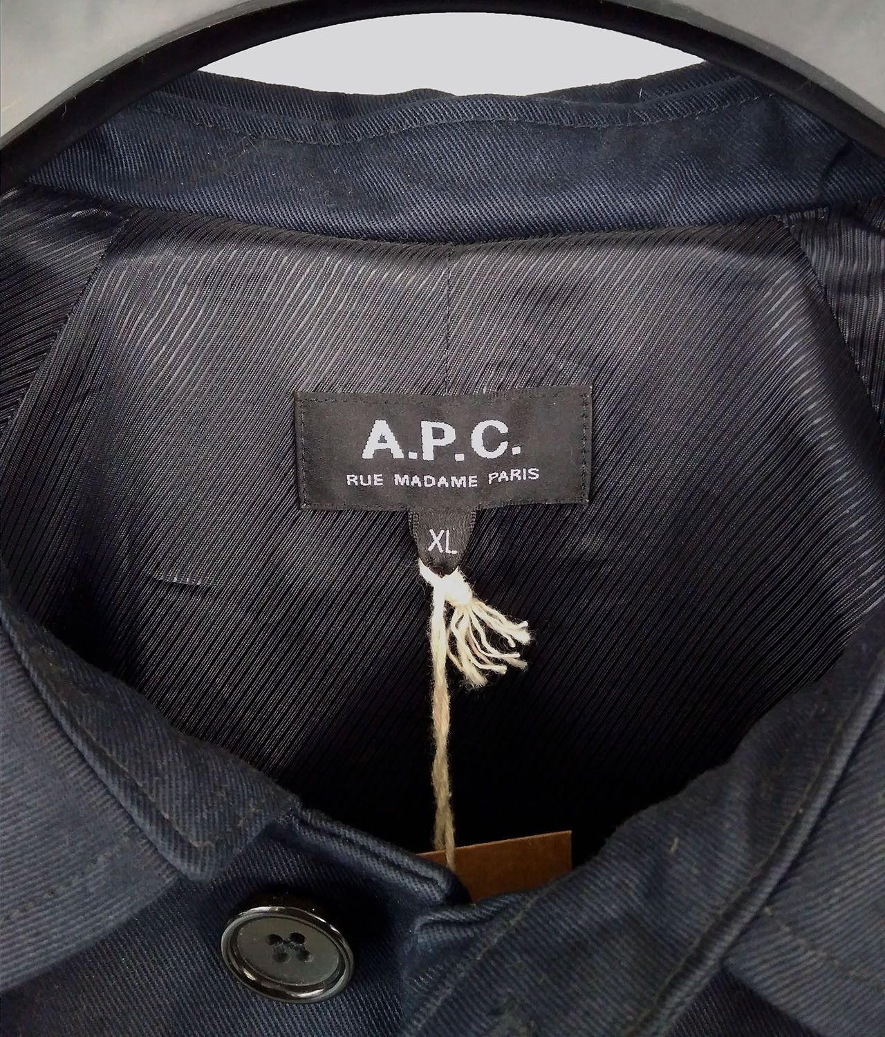 A.P.C. APC URBAN MACKINTOSH - DARK NAVY Size US XL / EU 56 / 4 - 4 Thumbnail