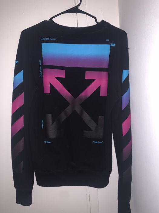 Off white best sale crewneck gradient