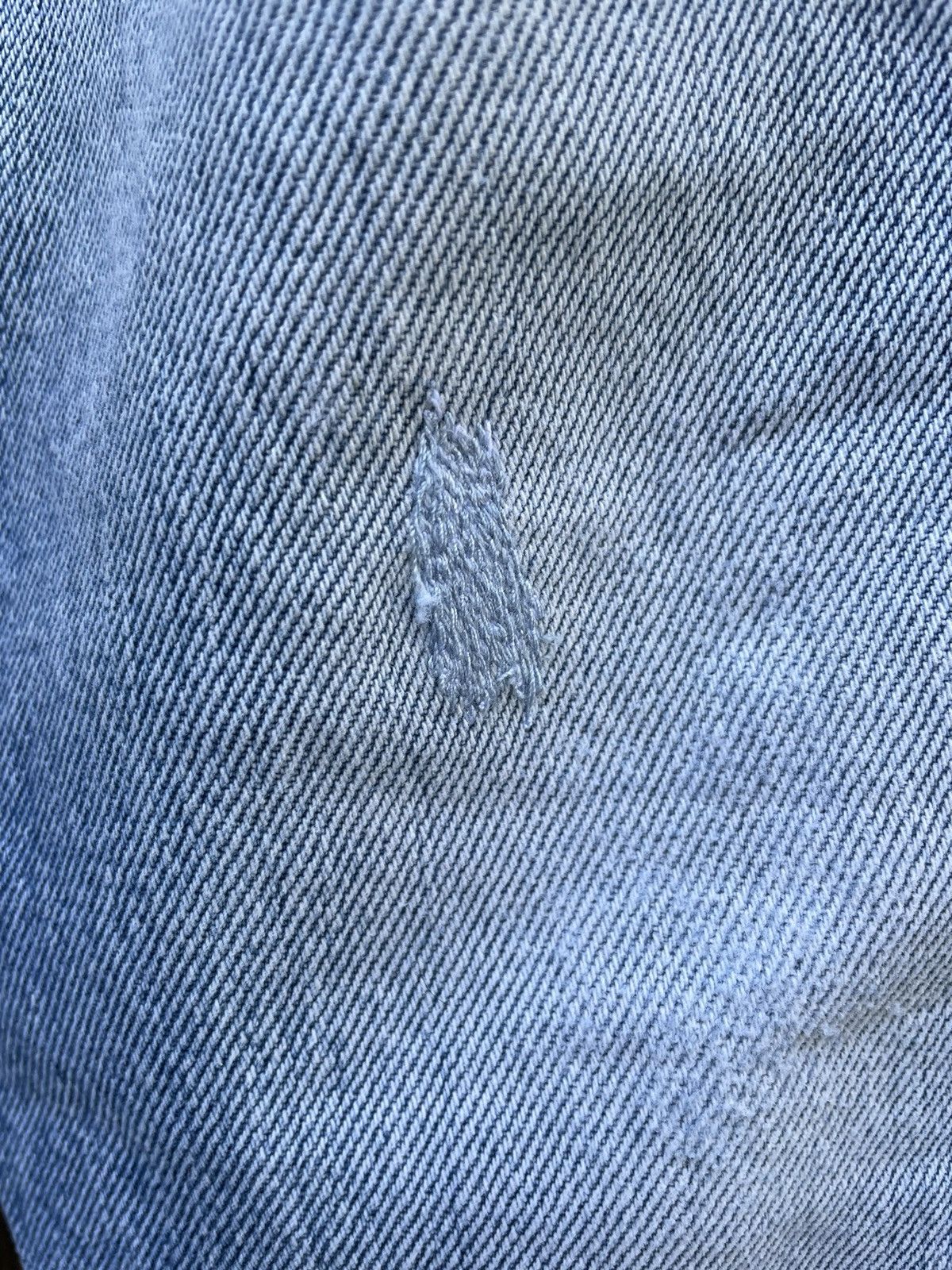 Chrome Hearts Chrome Hearts Levi's Cross Patchwork Denim Washed Blue Size US 28 / EU 44 - 5 Thumbnail