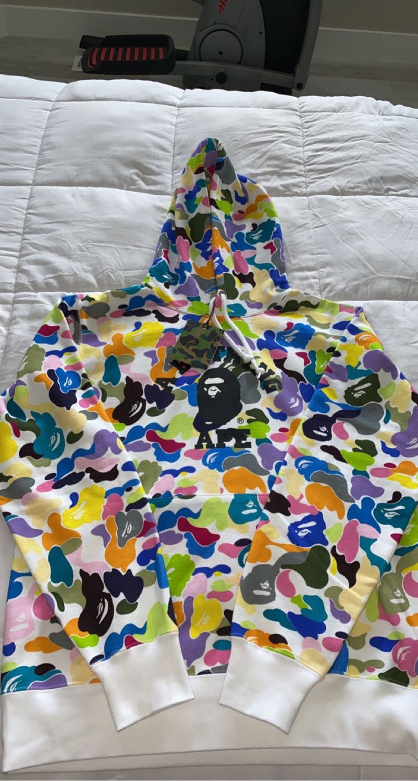 Bape BAPE multicolor hoodie Grailed