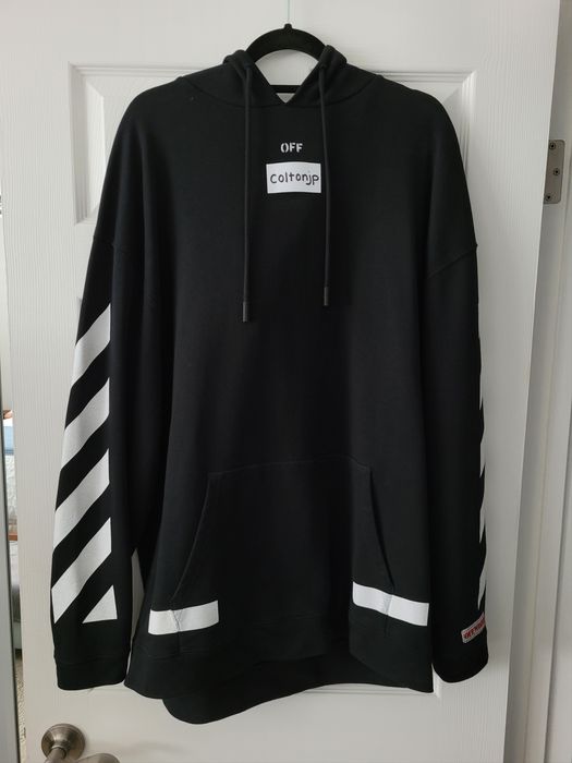 Off white seeing clearance things white hoodie