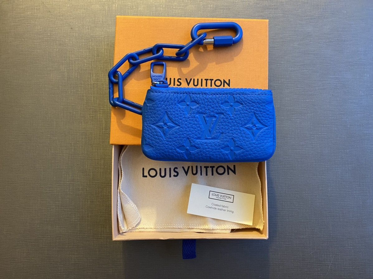 Louis Vuitton x Virgil Abloh Pochette CLE Monogram Key Pouch 'Blue