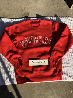 Louis Vuitton Supreme Arc Logo Crewneck | Grailed