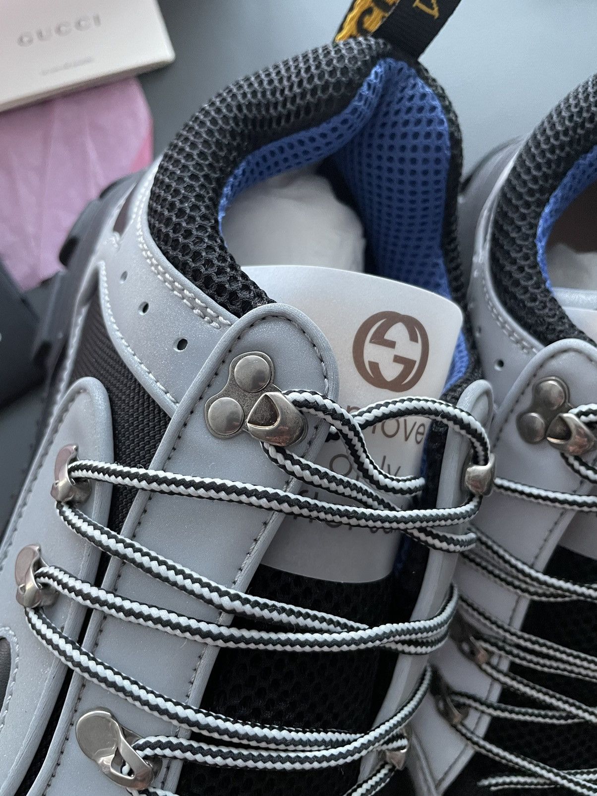 Gucci Limited Edition Gucci Runway Flashtrek Reflective Sneaker Size US 10 / EU 43 - 21 Thumbnail