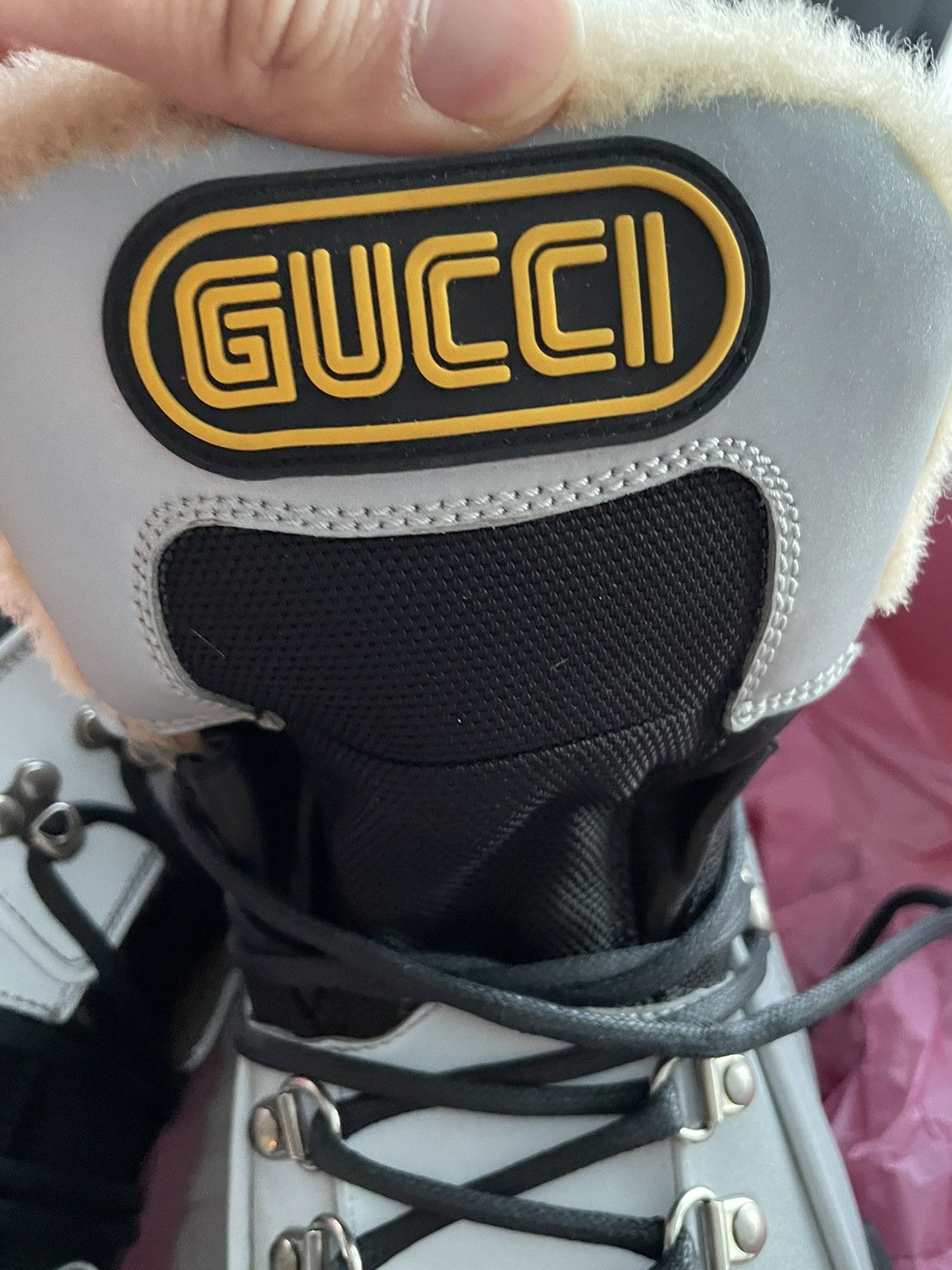 Gucci Rare $1,635 Limited Edition Shearling Flashtrek Boots New Size US 8.5 / EU 41-42 - 8 Thumbnail